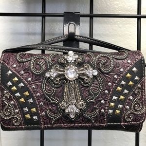 Wallet Crossbody tri fold